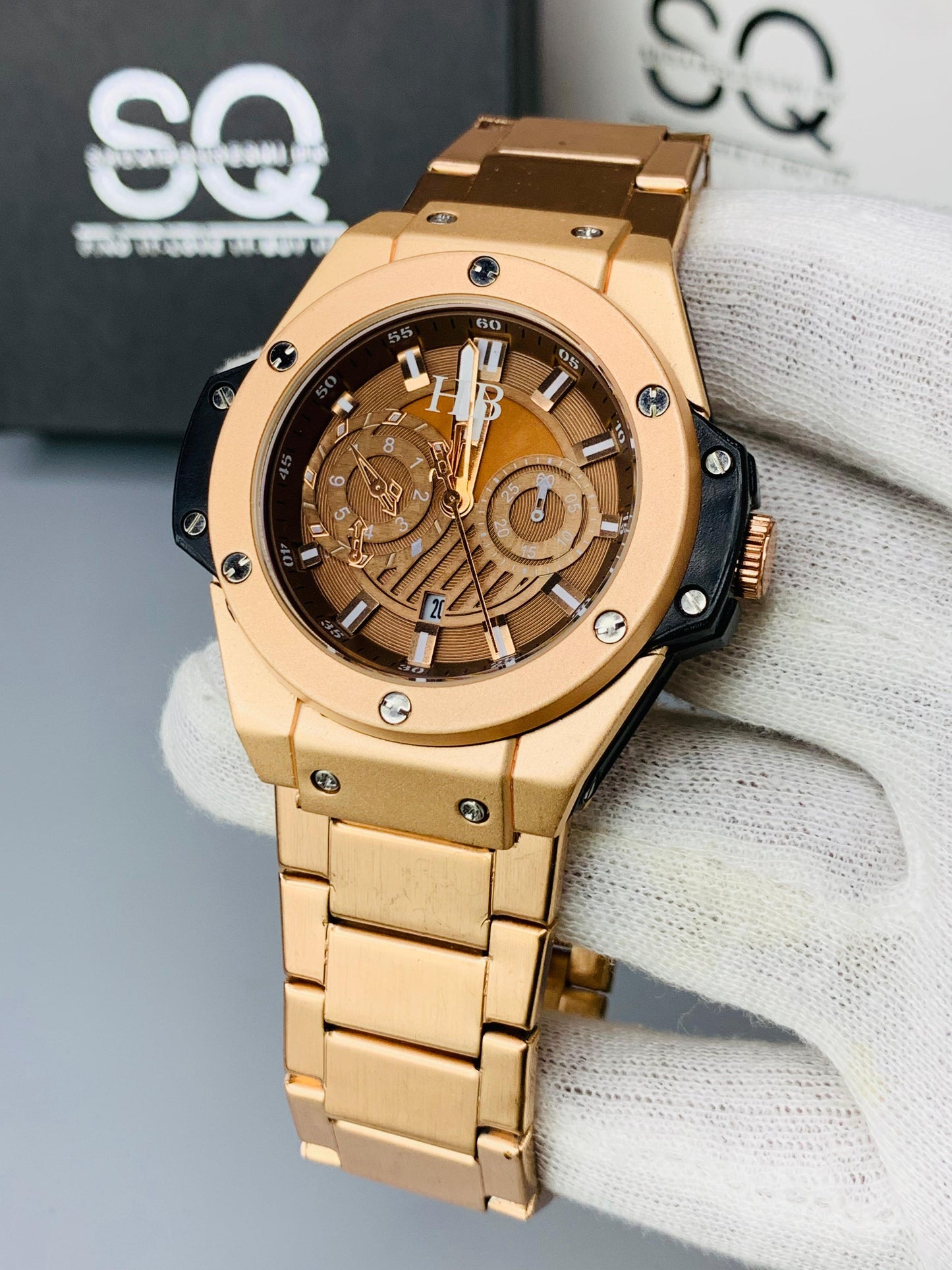 HB | Chrono Style Model | Rose Gold |